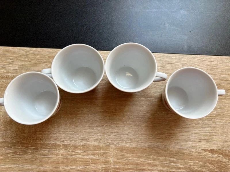 Serviço de xícara de café expresso com motivo de papoulas – photo 3